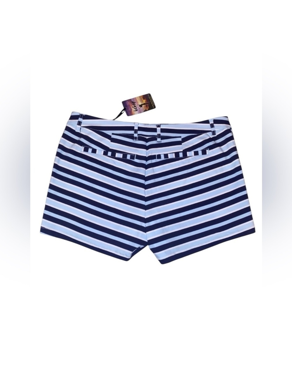 BEBOP NEW WITH TAGS Sailor Booty Shorts in Blue and White Stripes Size 15JR
